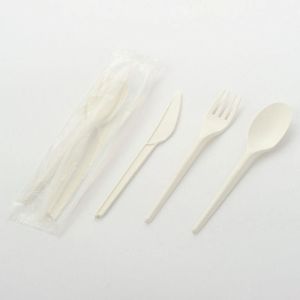Buy cheap CPLA Manufacture Disposable Fork Biodegradable Eco Friendly Cutlery Fork Sustainable from wholesalers