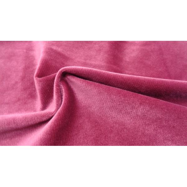 Quality Knitted Short Plush 100% Polyester Purple Velvet Bonded Fabric 280G Windproof for sale