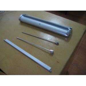 100% Aluminium Portable Retractable Mini A3 A4 Table Roll Up Banner Stand / Mini