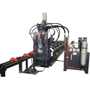 China High-Speed Automatic CNC Hydraulic Punching Marking Cutting Machine 3 CNC Axes Angle Drilling Steel Connecting Plate for Communication on sale