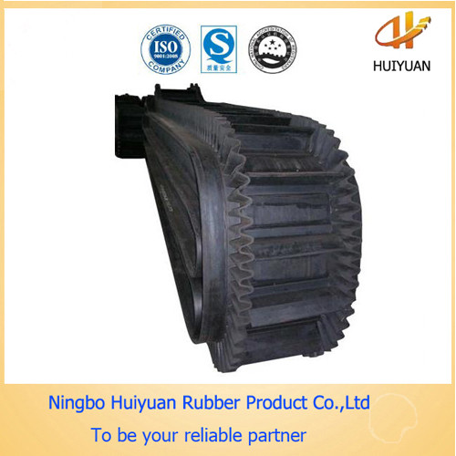 Quality High Tensile Strength Anti-Impct Sidewall Rubber Conveyor Belt (EP100-EP500) for sale