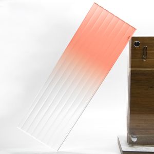 Buy cheap Coloured Fluted Glass Partition Flat / Curved Fluted Tempered Glass 10mm 12mm 15mm 19mm Custom Tempered Glass For Home Decor from wholesalers