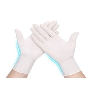 Buy cheap Disposable Rubber Medical Examination Gloves Powdered With Pink Smooth from wholesalers