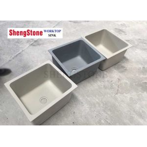School Science Classrooms Epoxy Resin Lab Sinks / Chemical Resistant Sinks