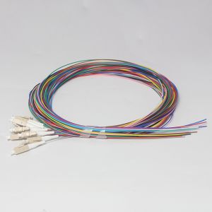 Buy cheap LC/UPC Multimode Fiber Optic Pigtail 12 Color 62.5/125μM OM1 from wholesalers