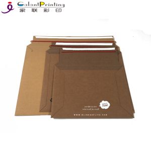 Buy cheap Rigid Cardboard Flat Kraft Mailer Envelopes Printing Services Matte Lamination from wholesalers