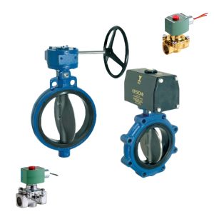 General Purpose Resilient Seated Butterfly Valve Keystone Valve and Azbil