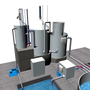 Temperature Controllable High Density Recirculated Aquaculture System RAS