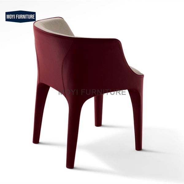 Mail Packing Dining Room Set Upholstered Dining Chair Fiberglass Frame Fabric Comfortable Restaurant Hotel Seating Option