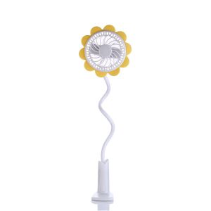 Buy cheap Sunflower clip fan rechargeable battery portable mini clip fan from wholesalers