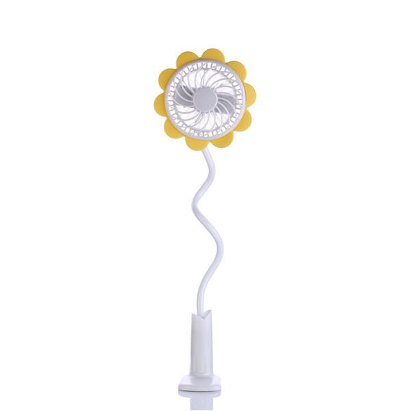 Quality Sunflower clip fan rechargeable battery portable mini clip fan for sale