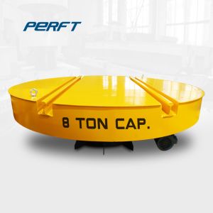 Steel Industry Rail Turntable Heavy Transfer Traverser For Material Turnover
