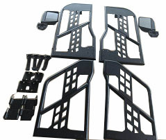 Buy cheap Car steel tube half door for Jeep Wrangler JK 2007+ Offroad parts 2 door 4 door , JK Tubular Doors with Mirror from wholesalers