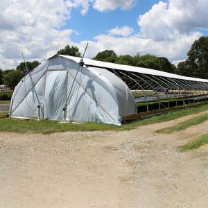 Buy cheap 10m*100m Hydroponic Light Deprivation Greenhouse For Hemp Growing from wholesalers