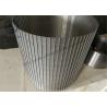 SS 316L Wedge Wire Sieve Filters / Rotating Drum Screen 520 Mm Dia for sale