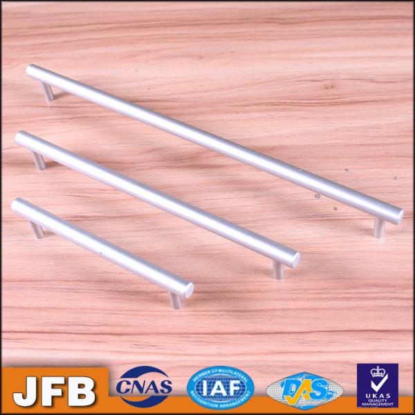 Quality CNC aluminium anodized profile/anodizing aluminium drawerhandle with screw holes for sale