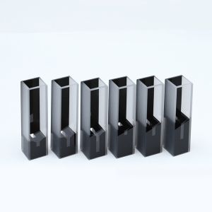 Customized Ultramicro Black Wall Ultra Micro Cell Quartz Microtrace Cuvette