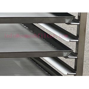 Customized Stainless Steel 304 Trolley with Tray for flower drying