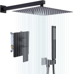 Buy cheap Bathroom shower mixer 360 degrees rotating thermostatic waterfall rainfall ceiling water saving shower mixer head from wholesalers