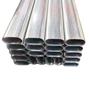 Buy cheap Rail Fence Pre Galvanized Elliptical Steel Pipe 16Mn Structural product