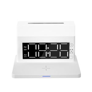 Buy cheap N65 Alarm Clock Colorful Led Lamp 3 In 1 Wireless Charger Stand And Desk Lamp For Iphone from wholesalers