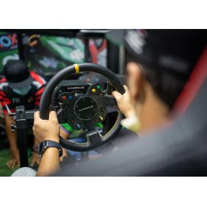 Buy cheap Cammus Servo Motor Manual Steering Wheel PC Game Driving Simulator from wholesalers