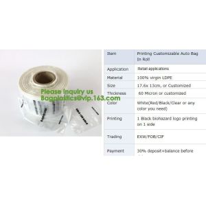 Buy cheap Pre-open bag on roll making machine,Made in China printed poly pre open auto bags,Auto Bags, Pre-Open Bag for sale – Foo from wholesalers