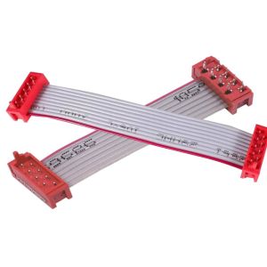 Buy cheap 14 Pin Gray Red 1.27mm 150MM Flexible Flat Cable from wholesalers