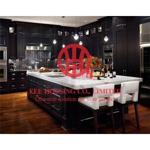 Buy cheap Modern Elegant Solid Wood Kitchen Cabinet with Excellent Design and Quality from wholesalers