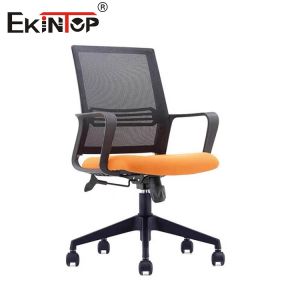 Buy cheap Mid Back Mesh Office Chair With Sponge Seat Cushion Synchronized Mechanism from wholesalers