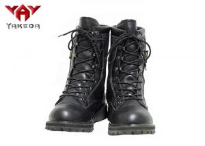 Buy cheap Leather Breathable Combat Hiking Military Boots For Men Flat Low Heel product