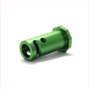 Precision Milling Custom CNC Machining Motor Car Parts Aluminum Material Green
