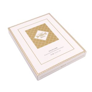 Buy cheap Gold Cardboard White Ink Printing Cosmetic Packaging Boxes For Facial Mask from wholesalers