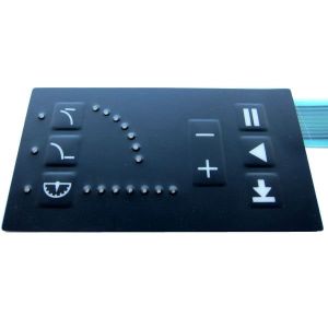 Flexible Tactile Membrane Switch Keypads With Double Circuits Layer And Static