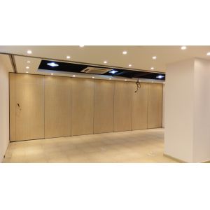 Multi Color Fabric Surface Office Partition Wall With Sliding Aluminium Door