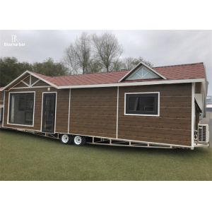 Buy cheap Mobile Prefabricated Tiny Houses Customized With Galvanized Steel Frame from wholesalers