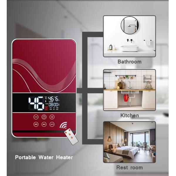 Smart Mini Tankless Water Geyser 6000W Instant Electric Shower Water Heater