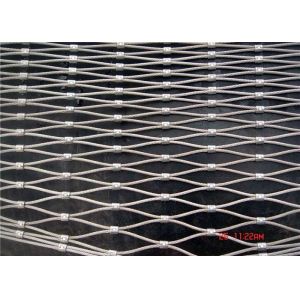Buy cheap Customized Stainless Steel Balustrade Mesh , Metal Wire Rope Mesh For Facade Cladding from wholesalers