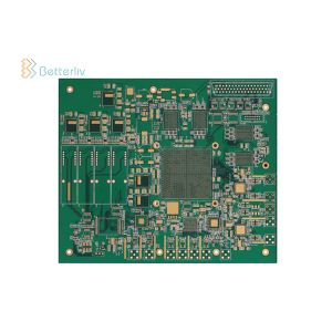 Buy cheap Electrical Gold Plated Circuit Board 100 E testing White Legend from wholesalers