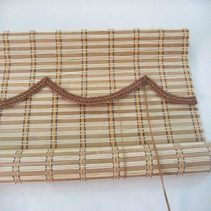 Buy cheap Popular Bamboo Roman Blinds , Bamboo Window Shades Weaving With Raffia from wholesalers