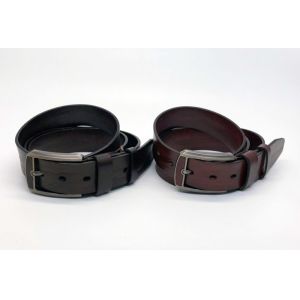Buy cheap Genuine Mens Casual Leather Belt 3.8cm Width With Inlaid Leather Buckle from wholesalers