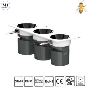 Buy cheap 18W Alu. PC Anti Glare IP40 Round Recessed Light Spotlight Ceiling Mounted Down Light With Epistar COB CE RoHS from wholesalers