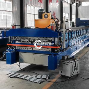 Double Deck R101 IBR&Corrugated Roofing Sheet Profile Roll Forming Machine