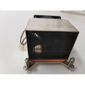 Buy cheap C1100 Strips Square Heat Sink With Round Fan Cooper Base from wholesalers