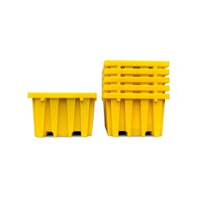 Polyethylene IBC Spill Containment Pallet Corrosives Liquid Distributed Load