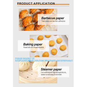 Silicone Coated Parchment Baking Paper Jumbo Roll, Non-Stick Greaseproof