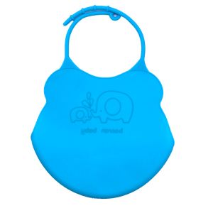 Buy cheap Custom Printing Best Fancy Fold-able Collapsible Comfort Waterproof Easily Wipes Clean Baby Silicone Bib with Pocket from wholesalers