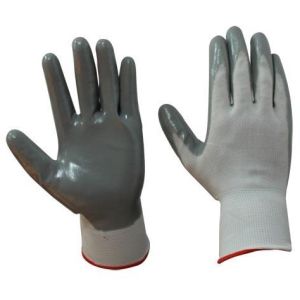 Buy cheap Grey Nitrile Coated Nylon Gloves from wholesalers