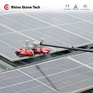 Labor-Saving Spin Scrubber Solar Cleaning System PV Power Panels Maintentain