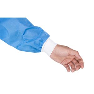 Buy cheap Customised Disposable Medical Lab Coat Long Sleeve Elastic Cuff Unisex from wholesalers